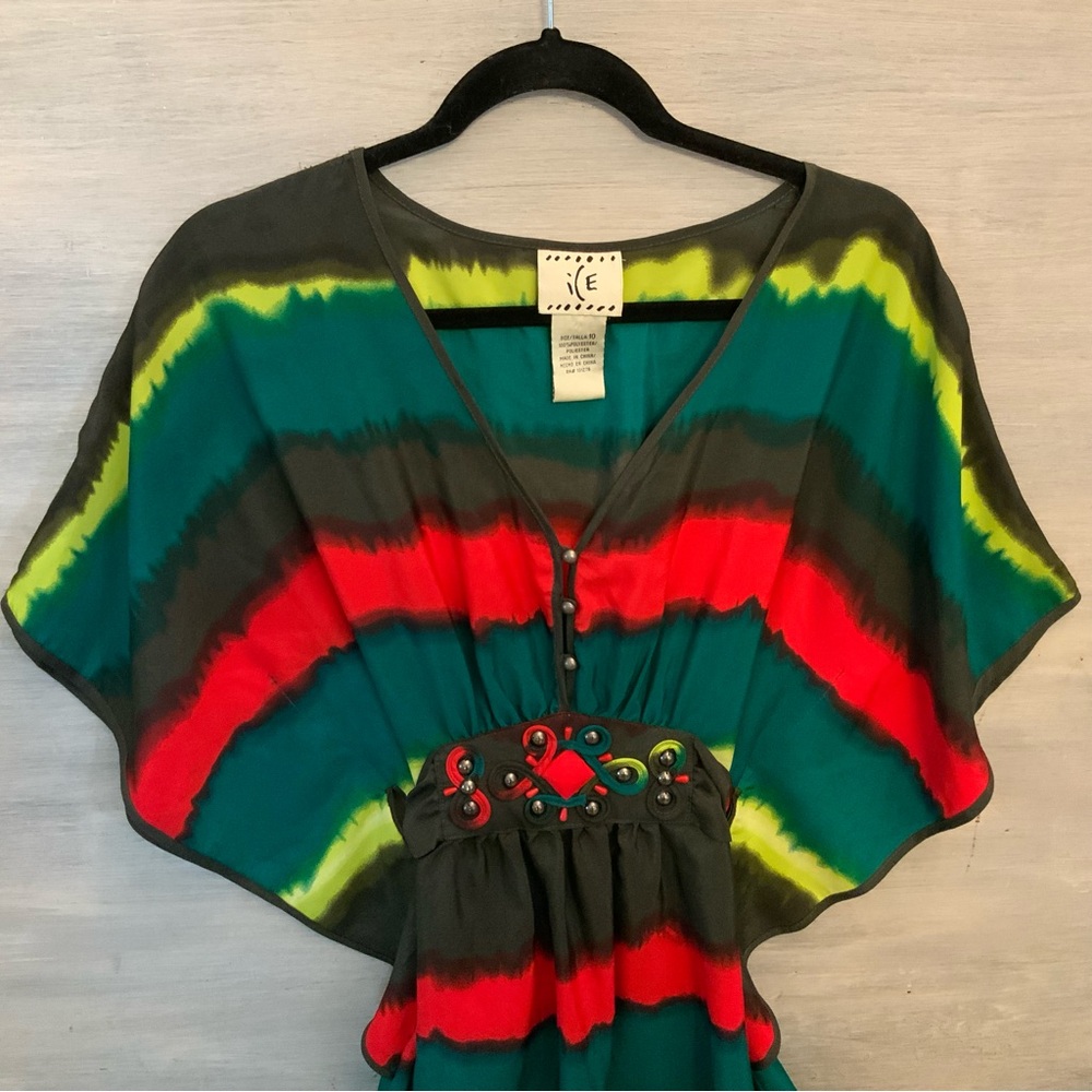 Ice Multicolor Cover Up‎ Sundress Size 10 
Good Condition - Picture 2 of 7